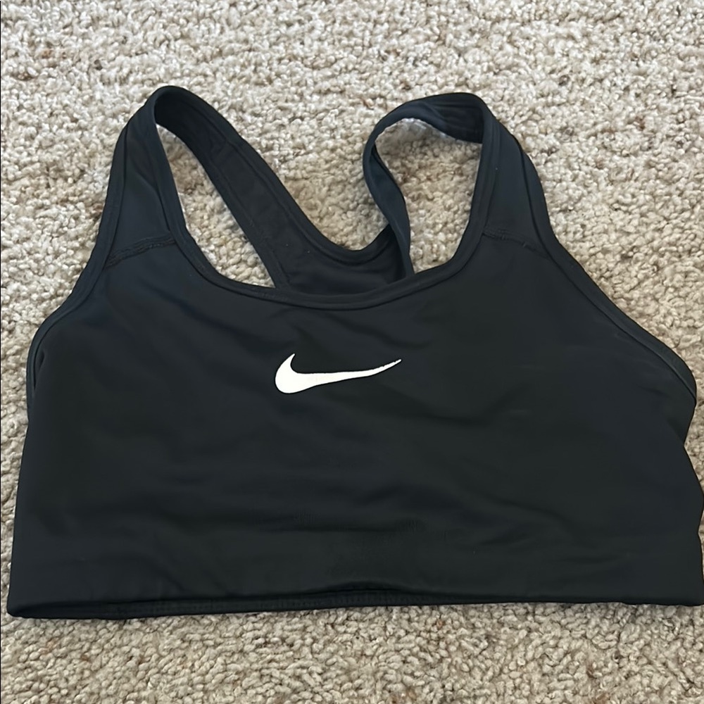 Nike Women's Black and White Sports Bra